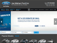 Tablet Screenshot of joemahanford.com
